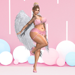 Shot 413 - Thicc angel in pink